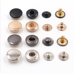 Nhà Máy Cung Cấp Phụ Kiện May Mặc 7 Màu Sắc 15Mm 12.5Mm 10Mm Brass Snap Fastener Nút - Product Image 1