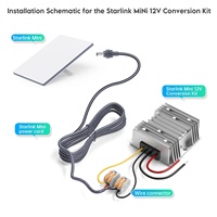 Convertisseur d'alimentation SK0113 Starlink Mini DC 12V vers 48V 3A