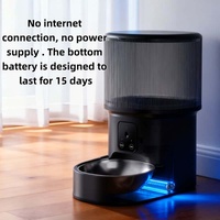 Comedero Inteligente con Control Remoto por Video y Temporizador, de Acero Inoxidable y Gran Capacidad, Compatible con Aplicaciones