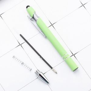 Stylo à bille avec pointe de stylet, stylet en métal à encre noire de 1mm pour écrans tactiles/ - Product Image 4