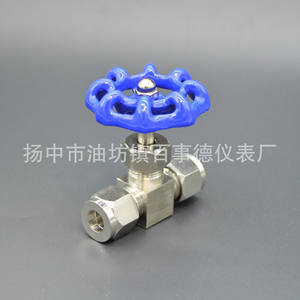 Vanne à aiguille/vanne à opercule droite en acier inoxydable 304 DN6mm à double ferrule, vente en gros d'usine - Product Image 5