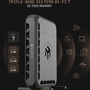 เราเตอร์ MikroTik HAP Be³ Media รุ่นใหม่ล่าสุด ปี 2026 สำหรับใช้งาน Wi-Fi 7 ในบ้าน ประสิทธิภาพทรงพลัง - Product Image 4