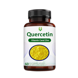Private Label Quercetin Capsules Dietary <b>Supplement</b> Promote Caediovascular Health and Strengthen Join Bone Health for Adult - Product Image 1