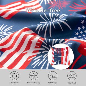 Camisa Hawaiana de Manga Corta con Botones para Hombre, Corte Regular, Impresión Digital, Poliéster Popelina Transpirable - Product Image 6