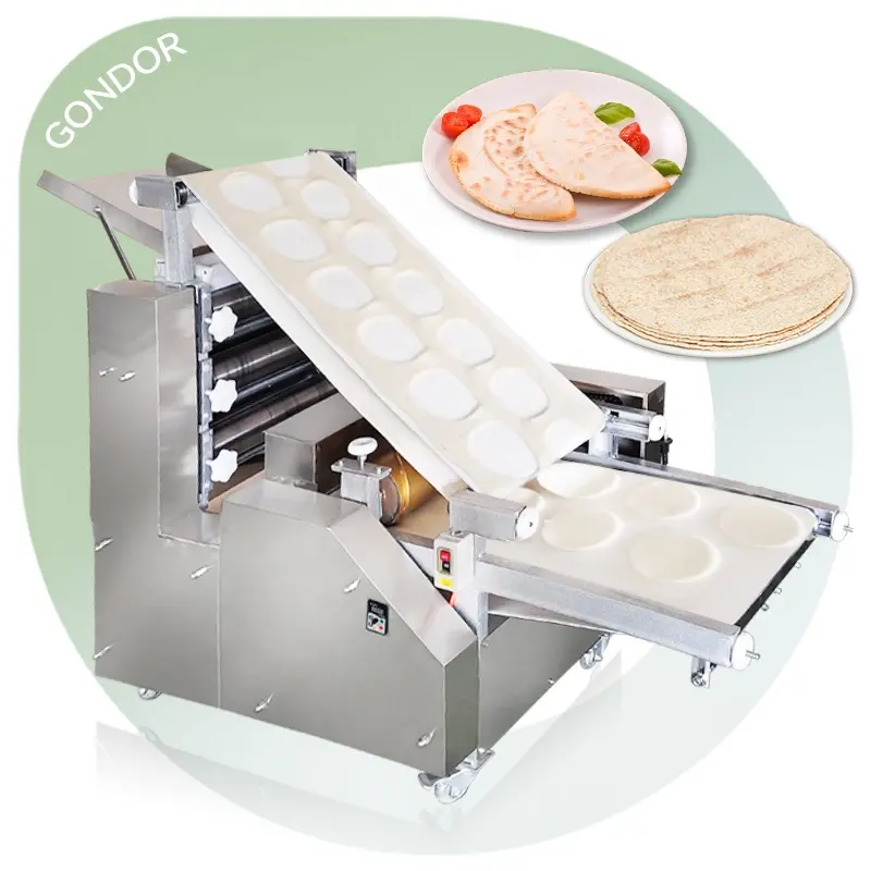 Complicit Arabische Shoarma Pocket Pitabroodje Vorm Automatische Deegsheeter Roti Maker Machine Alpha In Canada