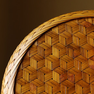 Handmade <b>Bamboo</b> Woven Storage Box Round With Lid Tea Ceremony Accessory Dustproof <b>Container</b> - Product Image 4