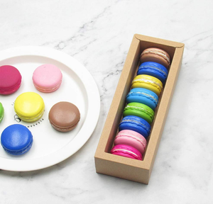 Hộp bao bì <span class=keywords><strong>Macaron</strong></span> cao cấp để lưu trữ thực phẩm thiết kế giấy tái chế với các tính năng dập nổi và cán mờ bóng - Product Image 5