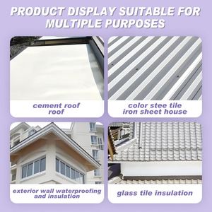 Peinture acrylique imperméable personnalisée OEM ODM, revêtement liquide écologique pour tuiles en acier coloré, imperméabilisation acrylique - Product Image 3