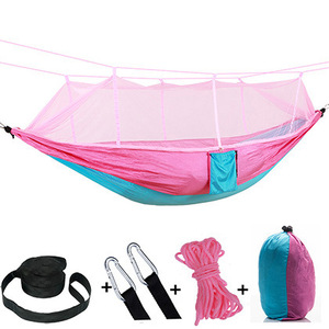 <span class=keywords><strong>Hamac</strong></span> anti-moustiques de camping en plein air, simple et double, en tissu nylon, avec option <span class=keywords><strong>moustiquaire</strong></span> – Vente en gros usine - Product Image 3