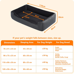Sang Trọng Con Chó Sofa Giường Tùy Chỉnh Chew Bằng Chứng Lớn Không Thấm Nước Thêm Lớn Sang Trọng Chỉnh Hình Pet Dog Sofa Giường Cho Con Chó Lớn - Product Image 6
