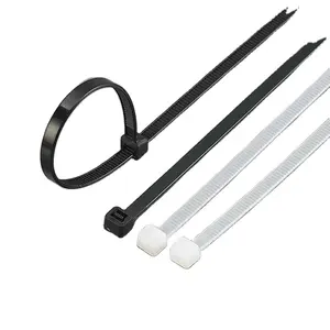 Best selling Nylon cable ties plastic cable ties black or white color self - locking cable ties
