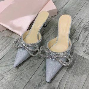 Zapatos de Mujer Sexys con Punta en Pico y Tacón Alto de 6CM/8CM, Color Azul Rey, para Verano, Dropshipping - Product Image 4