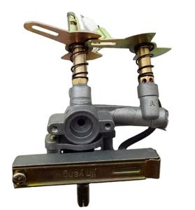 <span class=keywords><strong>Estufa</strong></span> de gas doméstica de vidrio templado de 7mm de doble quemador de alto rendimiento con parrilla <span class=keywords><strong>pequeña</strong></span> - Product Image 2