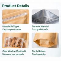 Sachets personnalisés imprimés pour friandises pour chats, refermables avec fermeture éclair, sacs d'emballage autoportants pour snacks pour animaux de compagnie, usine OEM/ODM pour la vente en gros