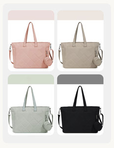 <span class=keywords><strong>Bolsa</strong></span> de Pañales de <span class=keywords><strong>Maternidad</strong></span> Personalizada Fuliya, <span class=keywords><strong>Bolsa</strong></span> de Viaje Portátil para Mamá de Gran Capacidad, <span class=keywords><strong>Bolsa</strong></span> de Pañales para Bebé con Correas para Cochecito - Product Image 4