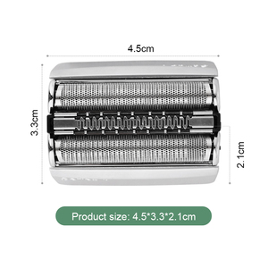 Testina di ricambio per rasoio elettrico compatibile con lama <span class=keywords><strong>Braun</strong></span> <span class=keywords><strong>8</strong></span> <span class=keywords><strong>serie</strong></span> 83M maglia 8325s 8330s 8340s 8350s - Product Image 3