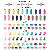 Bouteille d'eau pour enfants certifiée CPC, 12 oz, double paroi en acier inoxydable, anti-fuite, isolée sous vide, logo ODM personnalisé, double couvercle
