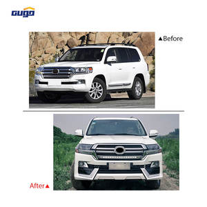 GUGO 2019 ABS Auto Body Condition Nuevo parachoques delantero y trasero labio piezas de vehículos accesorios de coche para <span class=keywords><strong>LAND</strong></span> <span class=keywords><strong>CRUISER</strong></span> TD MODEL - Product Image 2