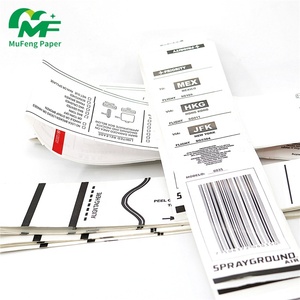 Impression en gros de rouleaux d'étiquettes de bagages thermiques personnalisées pour avions - Product Image 5