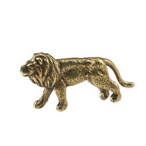 Animale ottone leone ornamenti decorazione scrivania leone giocattolo artigianale - Product Image 1
