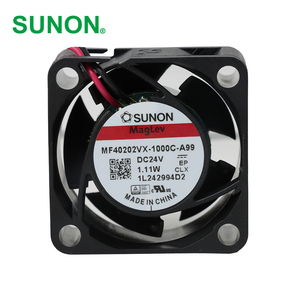 Ventilador Axial SUNON MF40202VX-1000C-A99 OEM/ODM Eléctrico 40x40x20mm 24VDC 39mA 1.11W 8000RPM 10.8CFM con Rodamiento de Vapor para Gabinetes e Inversores - Product Image 1