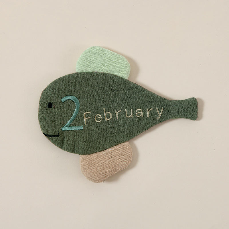 สีน้ำตาลสีเขียว (บัตรการรู้หนังสือเดือน)