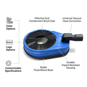 HERZO Accessoire de collecteur de poussière pour perceuse à percussion 172 mm avec capot de protection en plastique personnalisable OEM ODM - Product Image 4