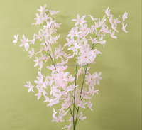H254 Fleurs artificielles en gros pour mariages, orchidées Oncidium pour salles de mariage, fleurs de plafond, décorations de mariage