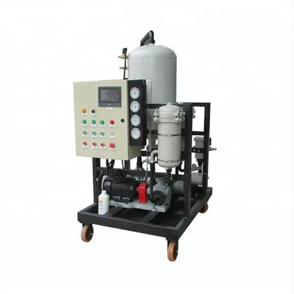 Portable Industrial Machine Oil Purifier Waste Oil Filter Machine for Oil Recycling
