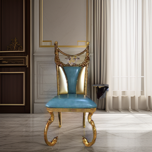 Poltrona di flanella intagliata oro <span class=keywords><strong>classica</strong></span> italiana per sala <span class=keywords><strong>da</strong></span> pranzo <span class=keywords><strong>camera</strong></span> <span class=keywords><strong>da</strong></span> letto Hotel Bar per soggiorno interno casa - Product Image 5