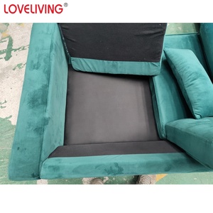 Fábrica gran oferta OEM sofá en forma de L conjunto de sofás de sala de estar para muebles de Hotel - Product Image 4