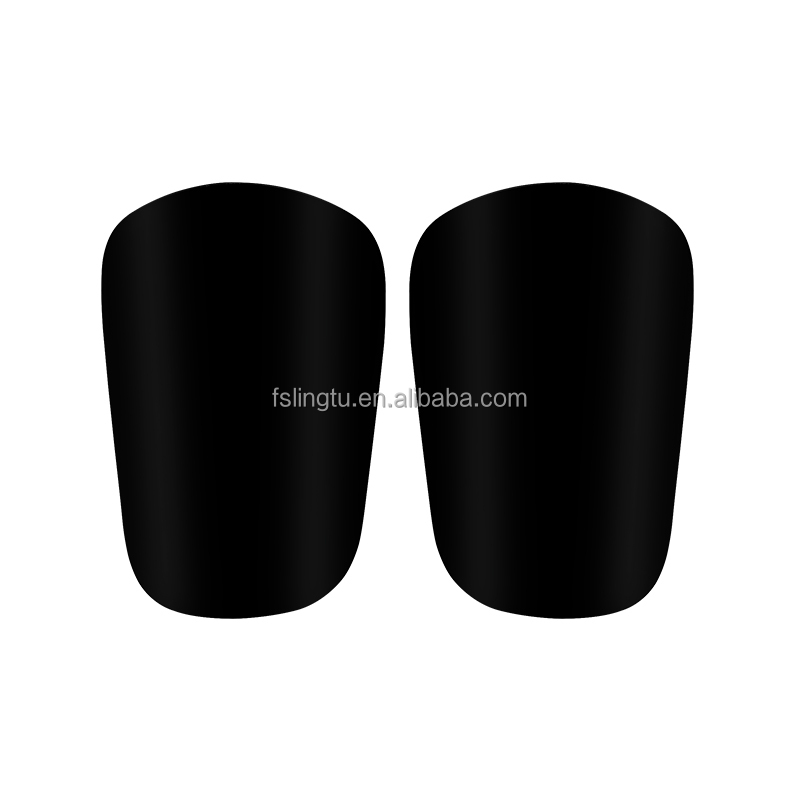 black football shin pads
