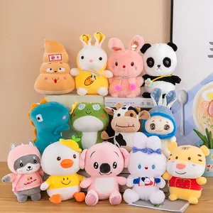 Vente en gros pas cher super doux mignon drôle griffe grue machine en peluche jouets animaux pour griffe machine