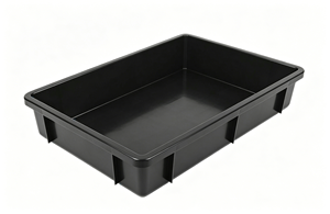<span class=keywords><strong>Berserk</strong></span> - Caja de Protección Antiestática con Ruedas, Bandeja de Plástico HDPE Pequeña para Alimentos, Bandejas de Plástico para Piezas - Product Image 2