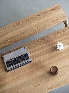 Banco de Madera Maciza de Diseño Artístico Moderno, Taburete para Cambiar Zapatos con Empalmes de Troncos para Sala de Estar y Uso Doméstico - Product Image 4