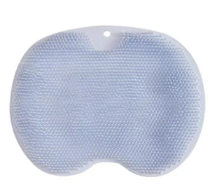 Tapis de douche antidérapant en silicone exfoliant et massant pour le dos et les pieds, avec ventouses - Product Image 4