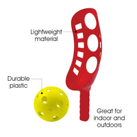 Ensemble de balles de sport pour enfants, jeu de lancer et de attraper en plein air, jouets de plage pour le jardin, la plage, les pique-niques et les rassemblements familiaux
