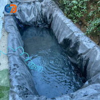Geomembrana de HDPE Anticorrosiva Impermeable de 1 mm, Geomembrana de HDPE Lisa, Geosintética, Geomembrana de HDPE Lisa