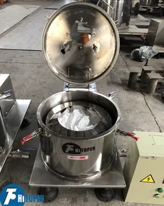 Centrifugeuse verticale v fabriqué en chine, machine centrifuge avec sac à filtre