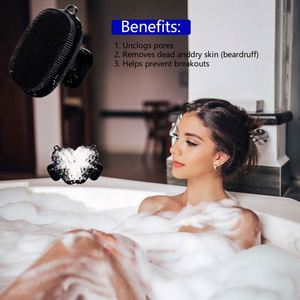 Brosse nettoyante faciale en silicone personnalisée en gros, manuelle, étanche, exfoliante, pour le lavage du visage - Product Image 4