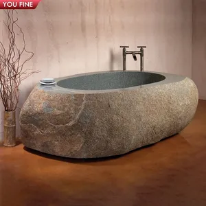 Banheira de pedra natural egito, banheira de mármore esculpida à mão para venda