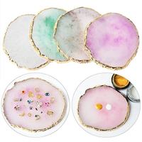 Haute Qualité Cristal Ongles Palette Extension Faux Pierre Palette Affichage Résine Art Gel Titulaire Lash Gel Gel Palette