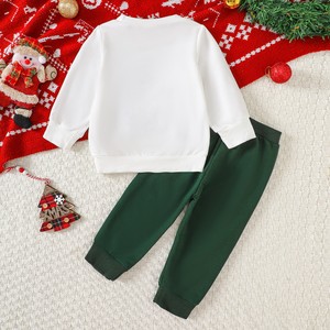 Noël bébé garçon <span class=keywords><strong>tenue</strong></span> noël automne hiver pull sweat pantalon nouveau-né enfant en bas âge bébé vêtements de noël pour enfants garçons 2025 - Product Image 2