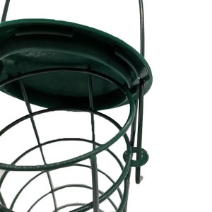 กรงลวด suet บอลป้อนนกสำหรับนกป่าที่ป้อนบอลตาข่ายโลหะสำหรับกลางแจ้งฤดูหนาว - Product Image 4