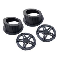 Pod Speaker Atap Yongjin UTV Satu Pasang untuk Aksesoris Can-Am/Polaris/Kawasaki/Honda/Yamaha