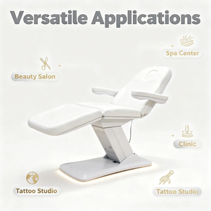 Nouveau fauteuil de tatouage électrique réglable, lit cosmétique à 3 moteurs, lit esthétique pour salon de beauté et spa - Product Image 4