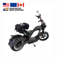 Scooters électriques de moto adulte de Citycoco de moteur de l'approbation 3000W de la CEE avec la lumière de LED