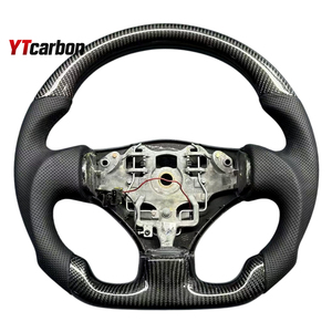 YTcarbon pour <span class=keywords><strong>206</strong></span> CC SW GT pièces automobiles accessoires intérieurs de voiture Style de course <span class=keywords><strong>volant</strong></span> en Fiber de carbone véritable personnalisé - Product Image 6