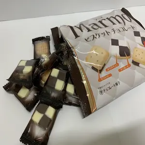 Biscoitos saborizados do tiramisu que fabricam o item de peça de chocolate do japão