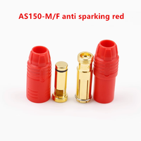 1 Paire de Connecteurs Anti-Étincelles AS150, Fiches Banane Plaquées Or 7mm pour Batterie LiPo RC, ESC, Drone, Voiture, Bateau, Ensemble Haute Puissance